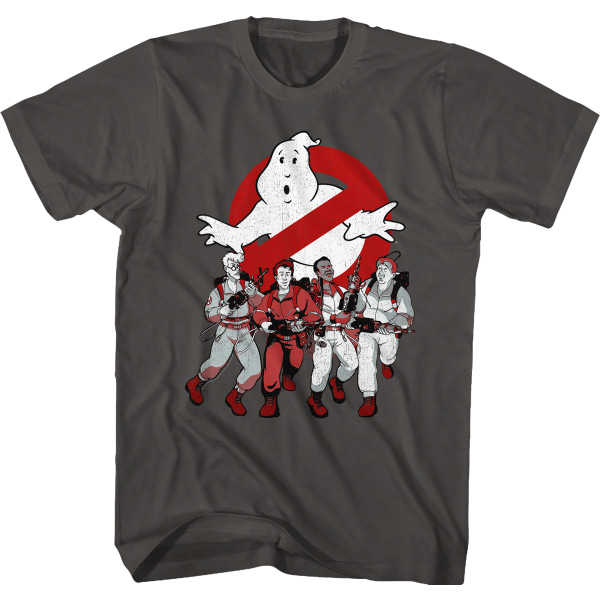 Distressed Real Ghostbusters T-shirt M