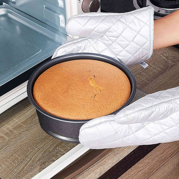 4 stk/sett Kakeformer til Baking Avtakbar Bunn Non-Stick Springform Ostekakeformer Lekkasjetette Runde