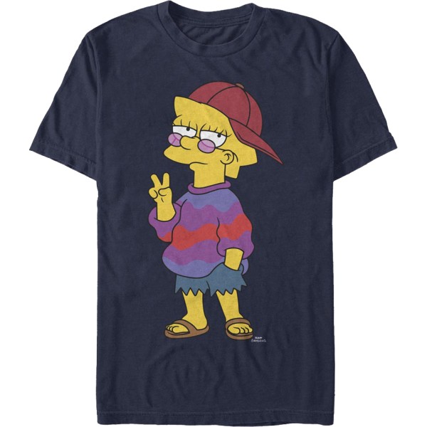 Lisa Peace The Simpsons T-skjorte M