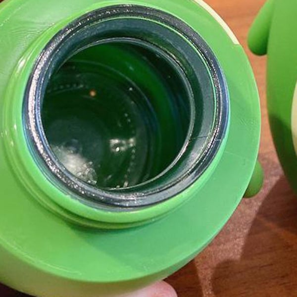 Cartoon Avocado Glas Dubbelväggig Student Enkel Frisk Skog Söt Bärbar Vattenkopp