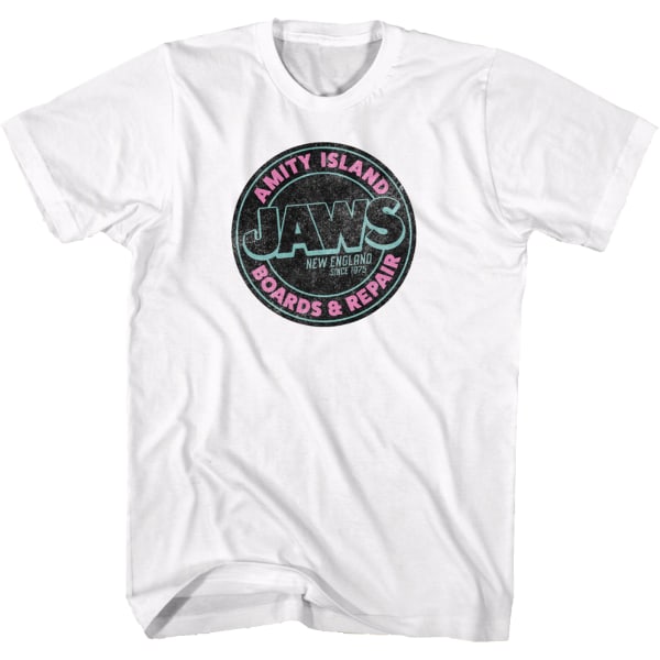 Amity Island Boards & Repair Jaws T-shirt L