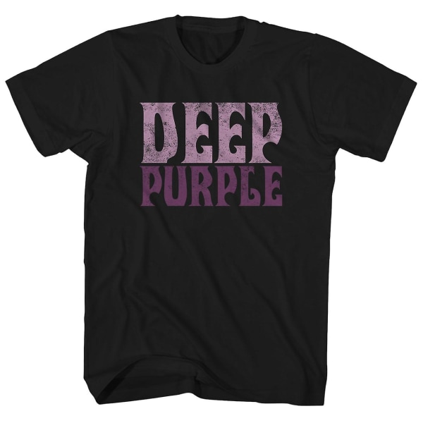 Deep Purple T-shirt Distressed officiell logotyp Deep Purple Shirt XXL