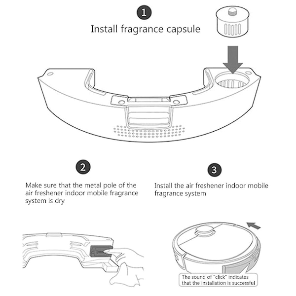 Mop-klutfilter Luftfrisker Innendørs for Deebot T9 Max T9 Power T9 Luftfrisker