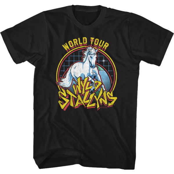 Wyld Stallyns World Tour Poster Bill og Ted T-shirt XL