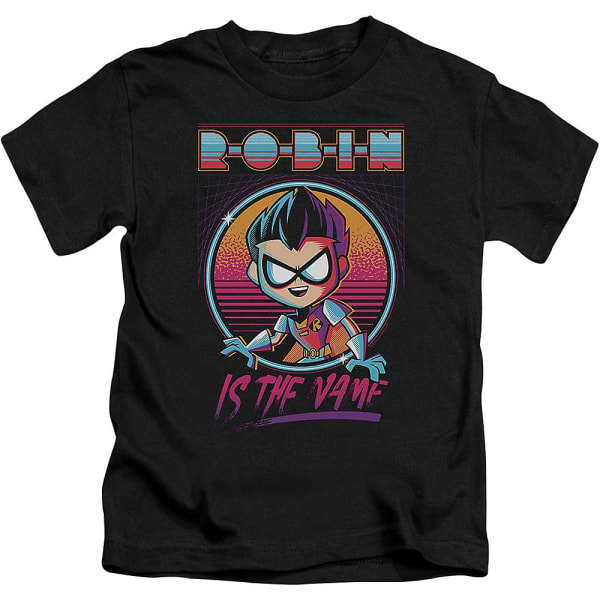 Youth Robin Is The Name Teen Titans Go Shirt S