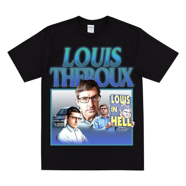 LOUIS THEROUX T-paita Black L