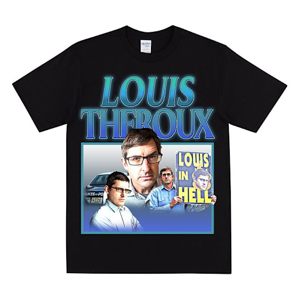 LOUIS THEROUX T-shirt Black XXL