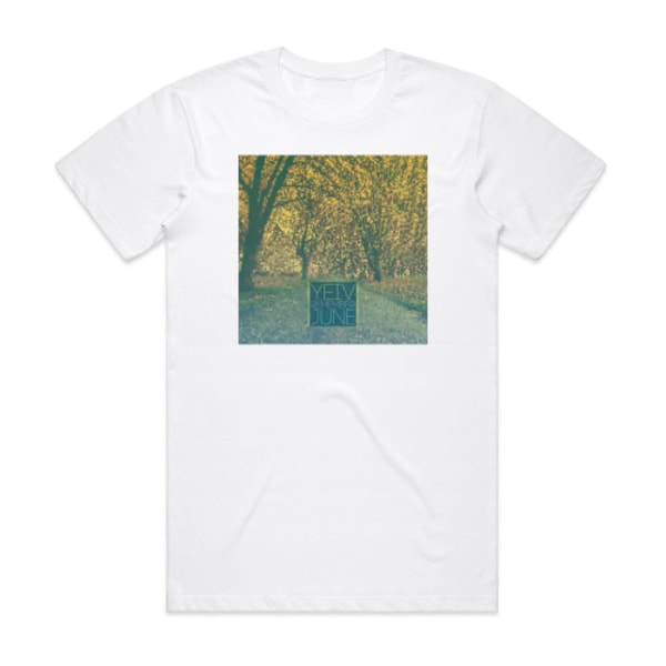 Yeiv Husk Juni 1 Album Cover T-Shirt Hvid S