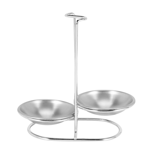 Rustfrit stål skeholder, lang håndtag vertikal opbevaring skeholder, stål skeholder til suppe