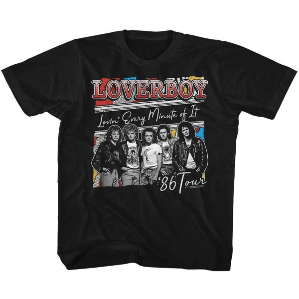 Loverboy Lovin Every Min Tour Ungdomst-shirt L