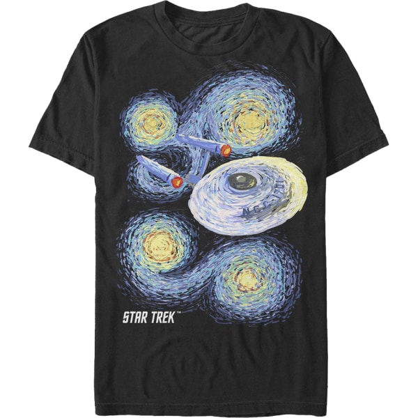 Starry Enterprise Star Trek T-shirt M