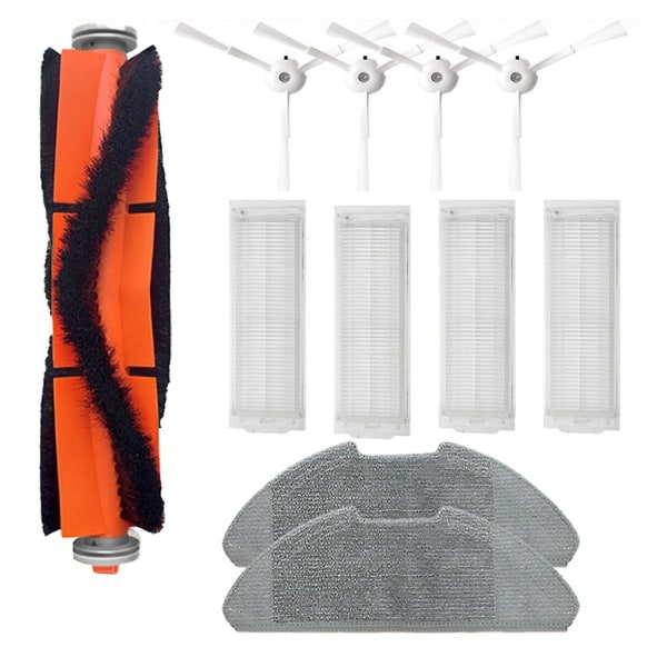 For Robotstøvsuger Mjst1s/mop2 Lite Deler Hovedsidebørste HEPA-filter Mopp Kluter Deler