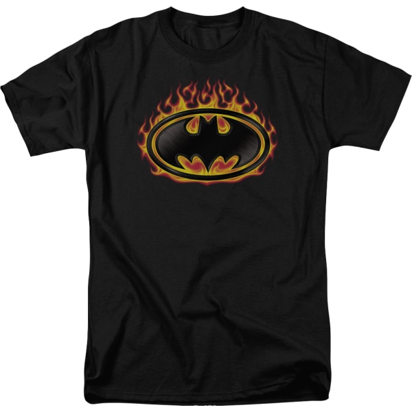 Batman Fire Logo DC Comics T-Shirt New S