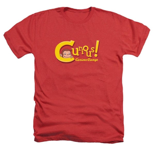 Curious George Curious Heather T-shirt XXL