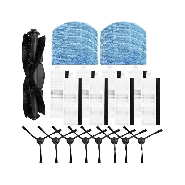 For G8000/g8000 Pro/ G20 Rulle Hovedsidebørste Hepa Filter Mopp Klut Robotstøvsuger Reservedeler Tilbehør