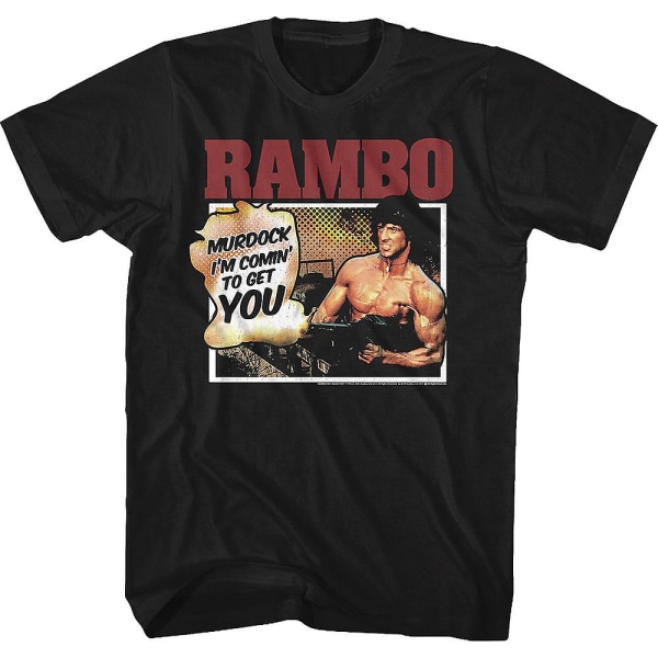 Murdock I'm Comin' To Get You Rambo T-skjorte S