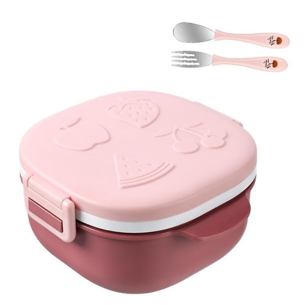 Värmeisolerande lunchbox i rostfritt stål, hälsosam matförvaringsbehållare för studenter, skola, kontor, måltidsblogg