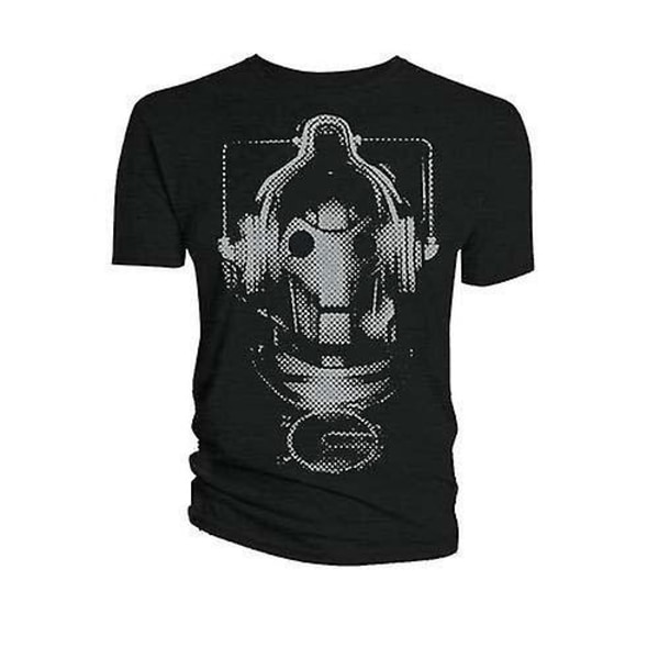 Doctor Who Cyberman Hoved T-shirt XXXL