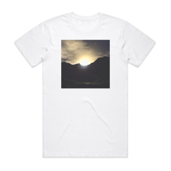 Zombi Cosmos Album Cover T-shirt Hvid M