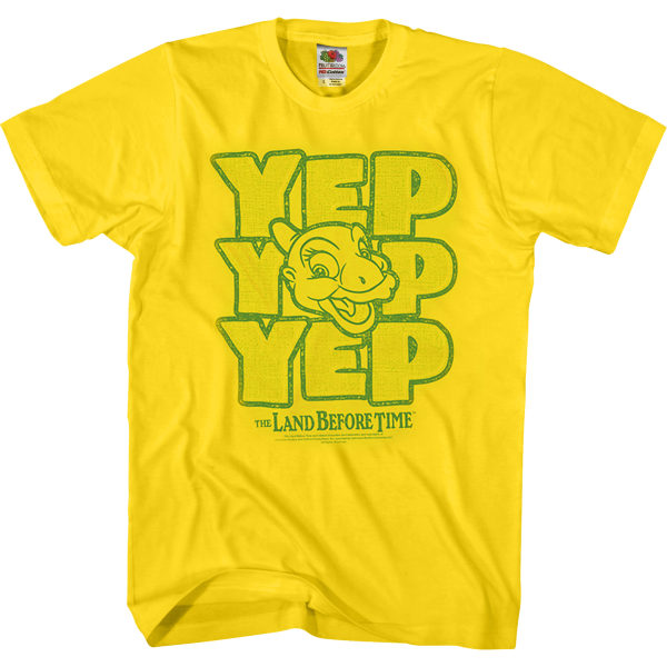 Ducky Yep Yep Yep Land Before Time T-shirt XXXL