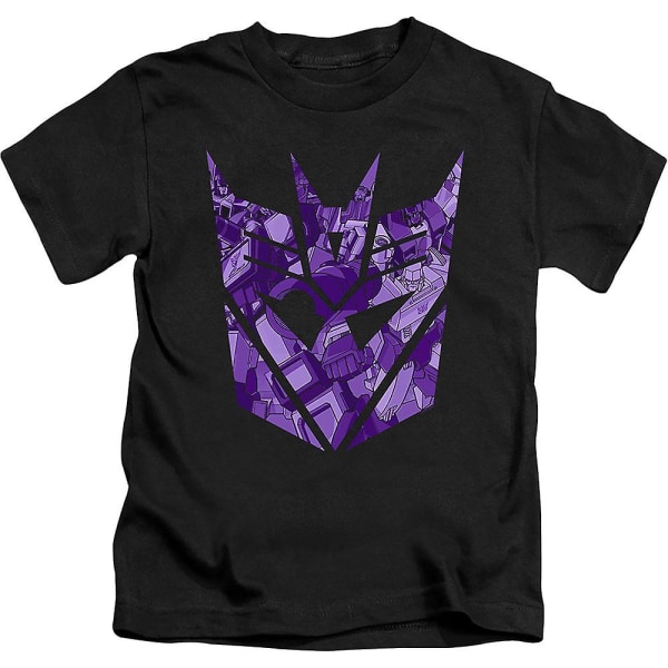 Youth Decepticon Logo Illustrations Transformers Shirt L