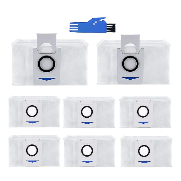 8pcs Vacuum Bags for Deebot X1 Omni Dust Bag for Deebot X1 Turbo