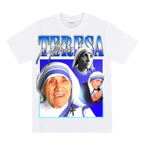 MOTHER TERESA Hyllest T-skjorte White M