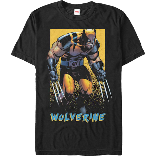 X-Men Wolverine Poster Marvel Comics T-shirt Ny L