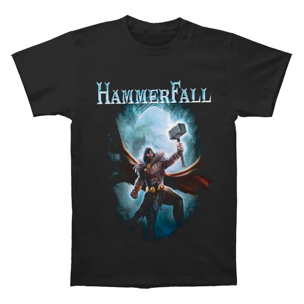 Hammerfall Hector Hammer Tour Svart T-skjorte S