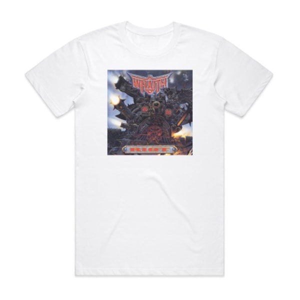 Wraith Riot Album Cover T-Shirt Vit L