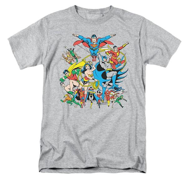 DC Comics Justice League Assemble T-skjorte XXL