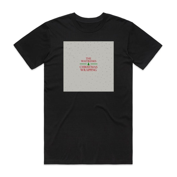 The Waitresses Christmas Wrapping Album Cover T-Shirt Black M