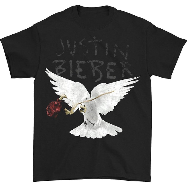 Justin Bieber Dove med Döda Rosor T-shirt S