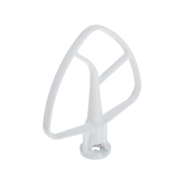 K45b Belagd Platt Visp, Vit 4,5 Qt Paddel, Platt Visp.