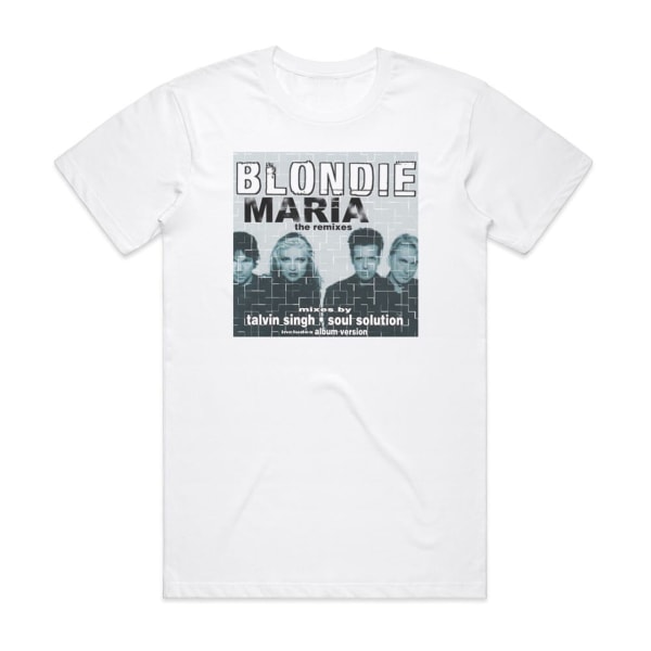 Blondie Maria Album Cover T-shirt Hvid XXXL