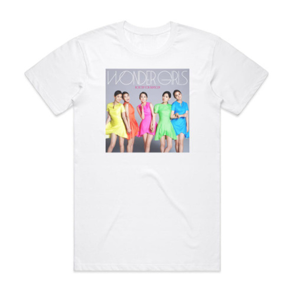 Wonder Girls Nobody For Everybody -albumin kansikuva T-paita valkoinen M
