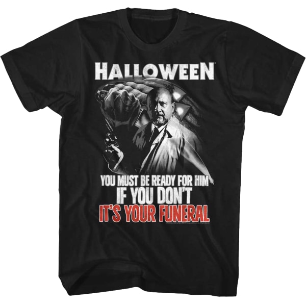 Din Begravelse Halloween T-shirt XXXL