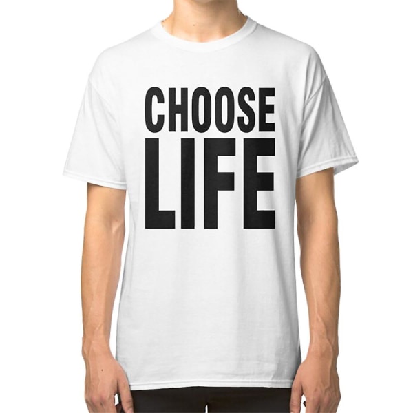 WHAM Choose Life George Michael Choose Life T-paita Tribute Tees T-paita XXXL