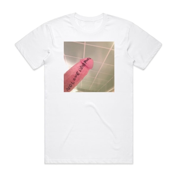 Death Grips No Love Deep Web Album Cover T-Shirt Vit S