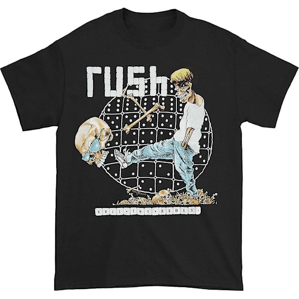 Rush Roll The Bones Svart T-skjorte M