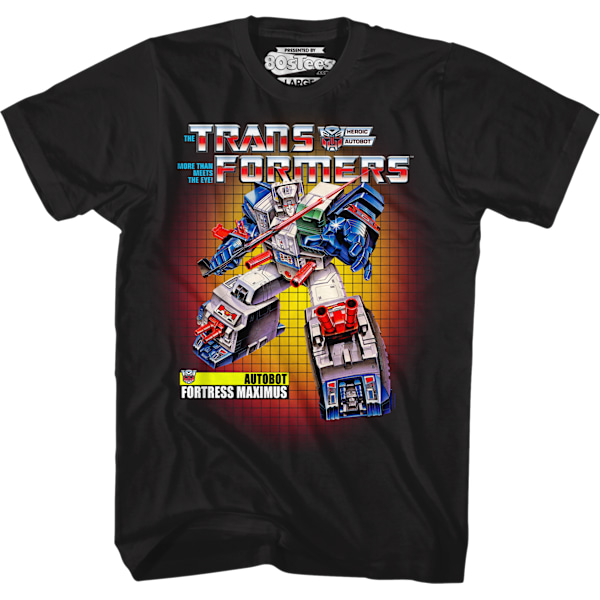 Box Art Fortress Maximus Transformers T-paita M