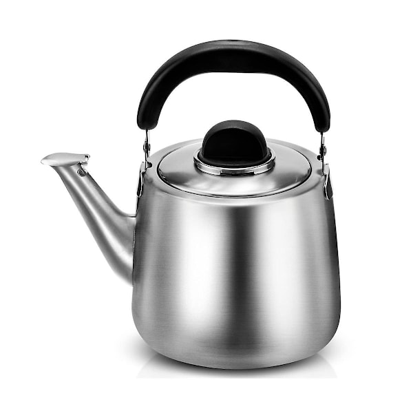 Te, Fløytende Tekanne, Tekanne i Rustfritt Stål, Komfyr, Kaldt Grep i Bakelite