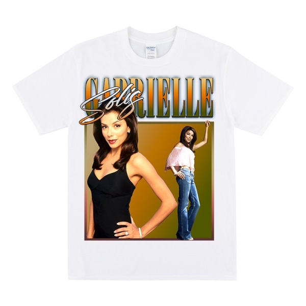 GABRIELLE SOLIS Homage T-skjorte White L