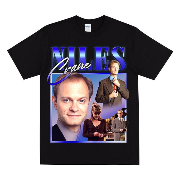 NILES CRANE Homage T-skjorte Black M