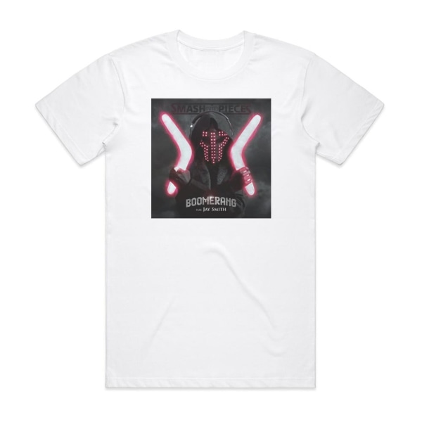 Smash Into Pieces Boomerang Album Cover T-Shirt Vit XXL