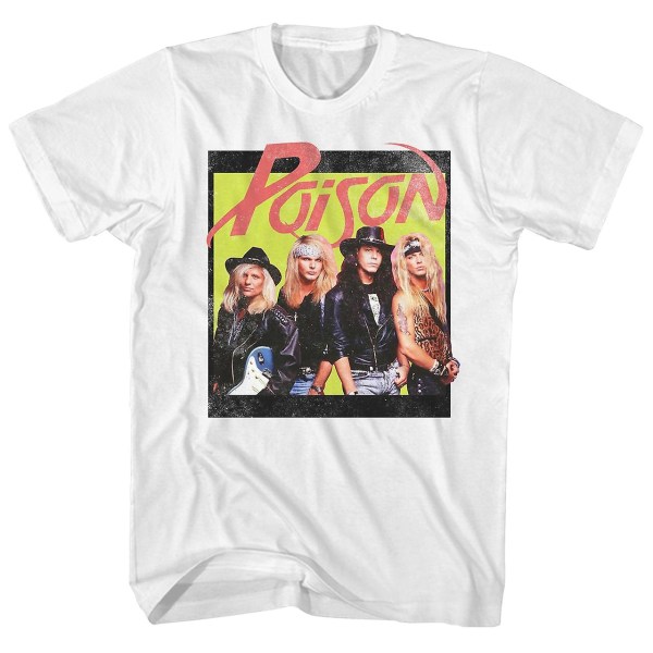 Poison T-shirt Klassisk Bandfoto Poison T-shirt L