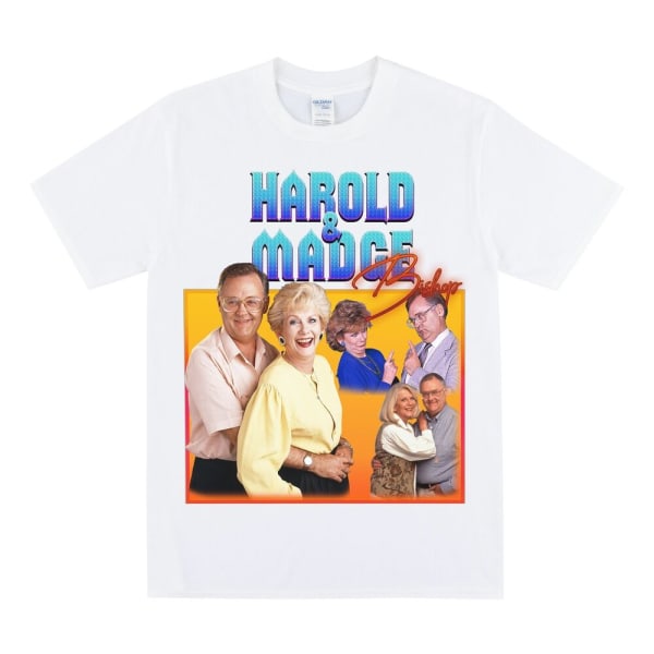 HAROLD & MADGE BISHOP Hyllest T-skjorte White L