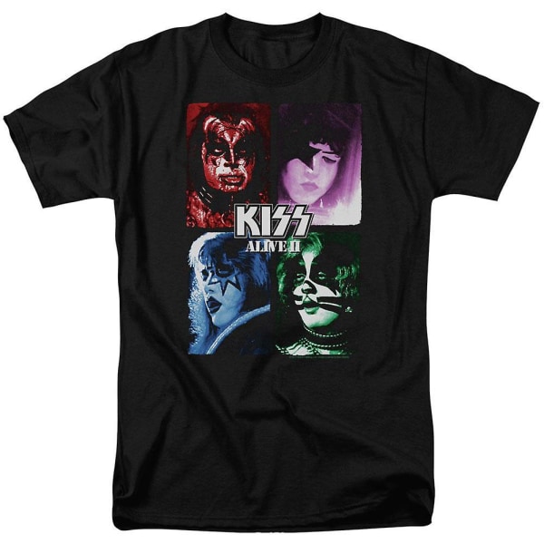 KISS Alive Ii Cover Adult T-shirt L