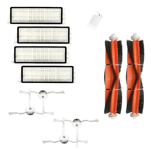 Xiaomi Soppande Robot Roborock Soppande Robot S1 S2 S50 Hepa Filter + Sidoborste + Huvudborste