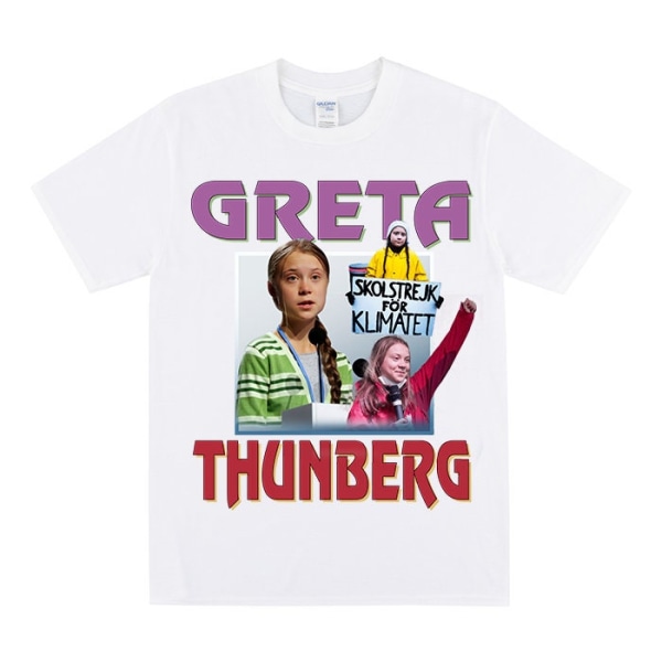 GRETA THUNBERG Hyllest T-skjorte White XL